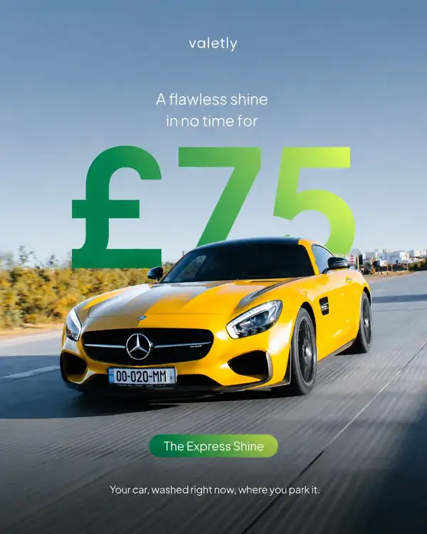 The Express Shine — exterior car wash from £75 in London