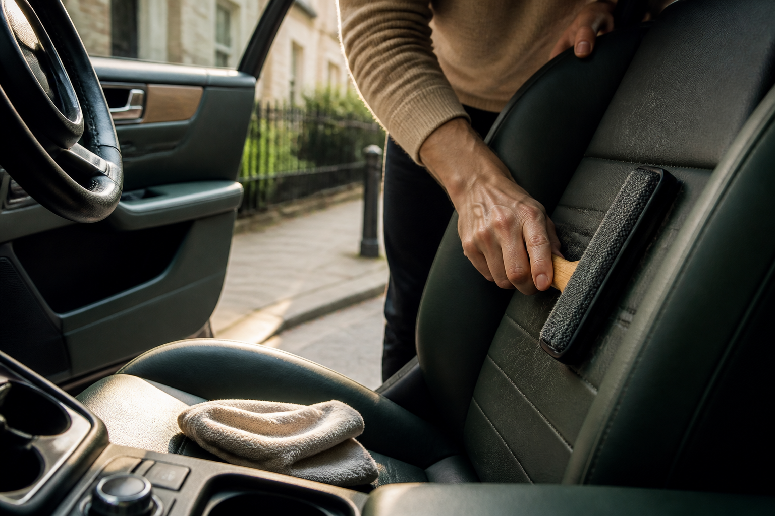 How to Remove Pet Hair from Car Seats Without a Vacuum